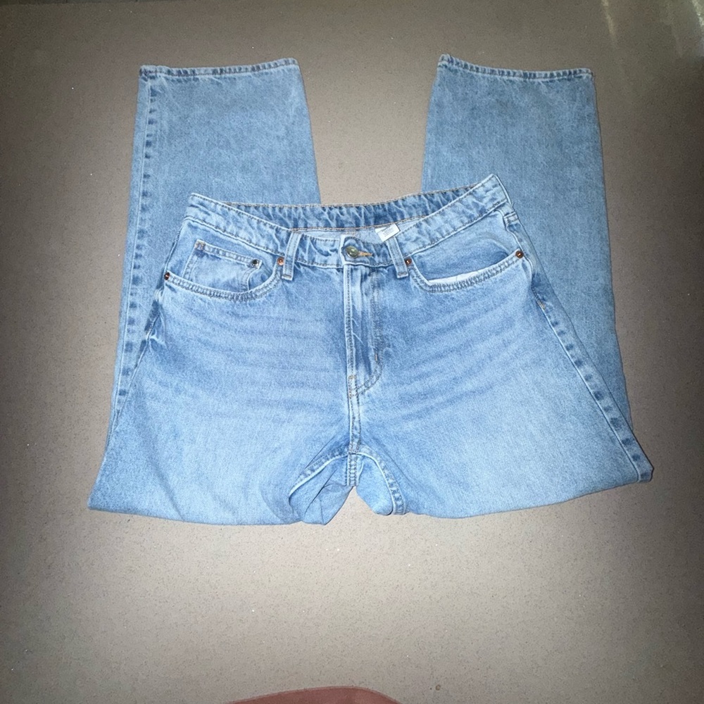 &Denim blue classic blue jeans